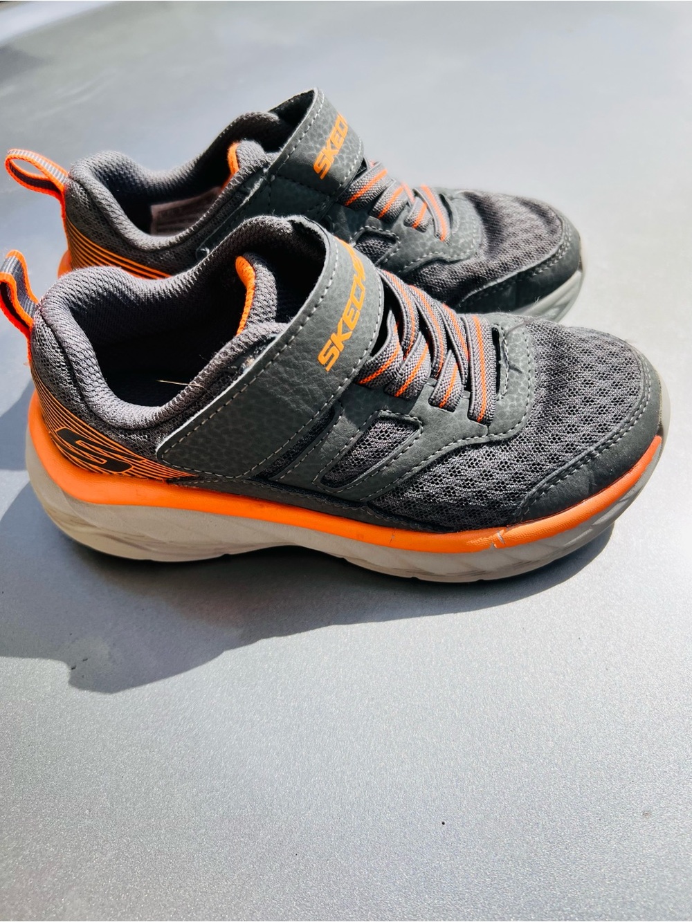 Toddler Boy Skechers Boundless Sneaker Coal Orange size 11